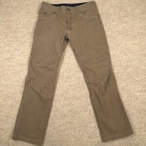 Kuhl Kanvus Jean Mens 34x32 Fits *32x30* Canvas Pants Patina Dye Hiking Stretch